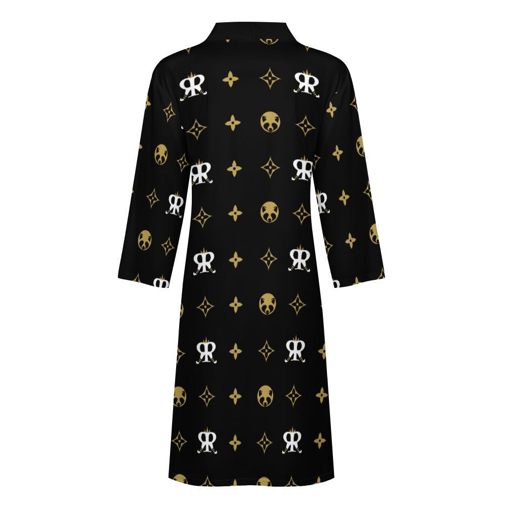 Raccoon Bandit Men's Bathrobe