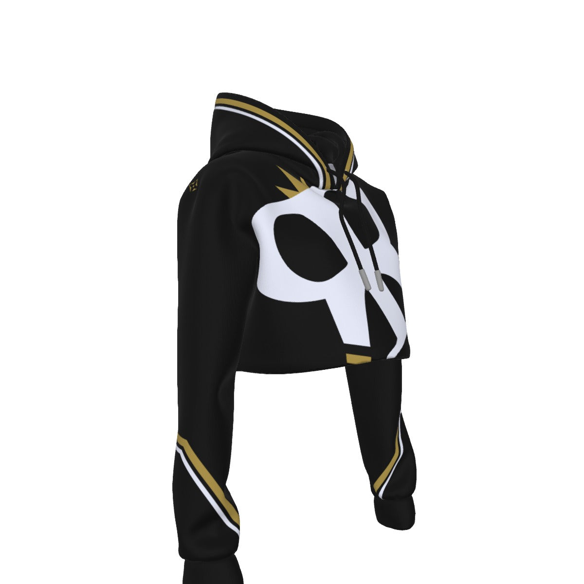 Women's Raccoon RR Crop Top Hoodie