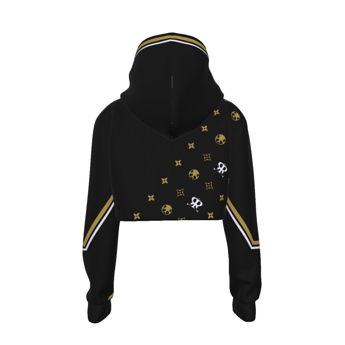 Women's Raccoon RR Crop Top Hoodie