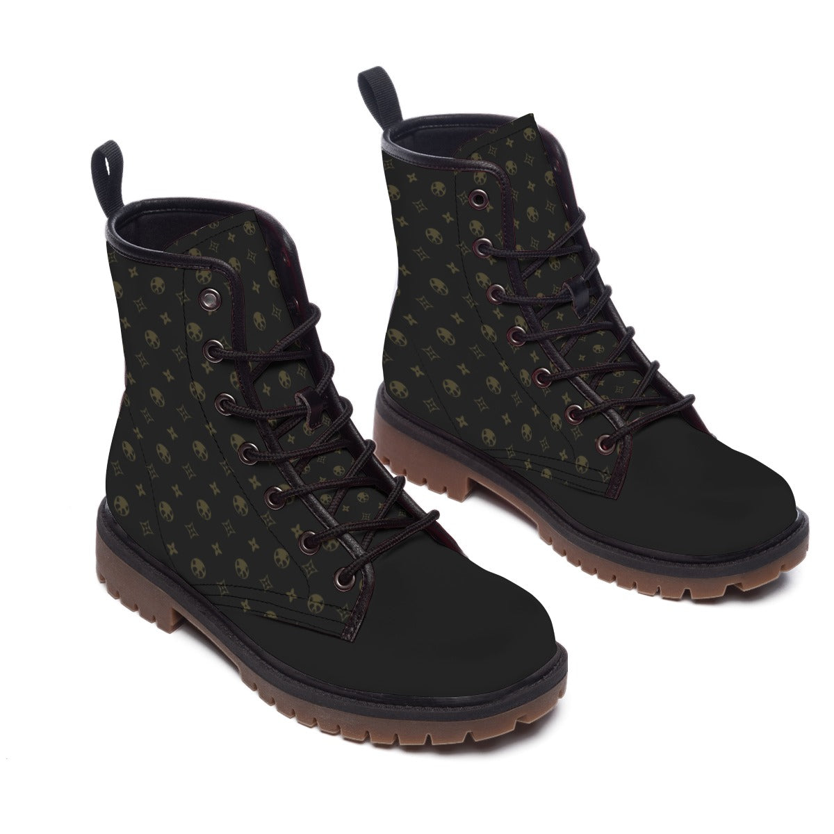 Men's "Martin" Style Raccoon Short Boots