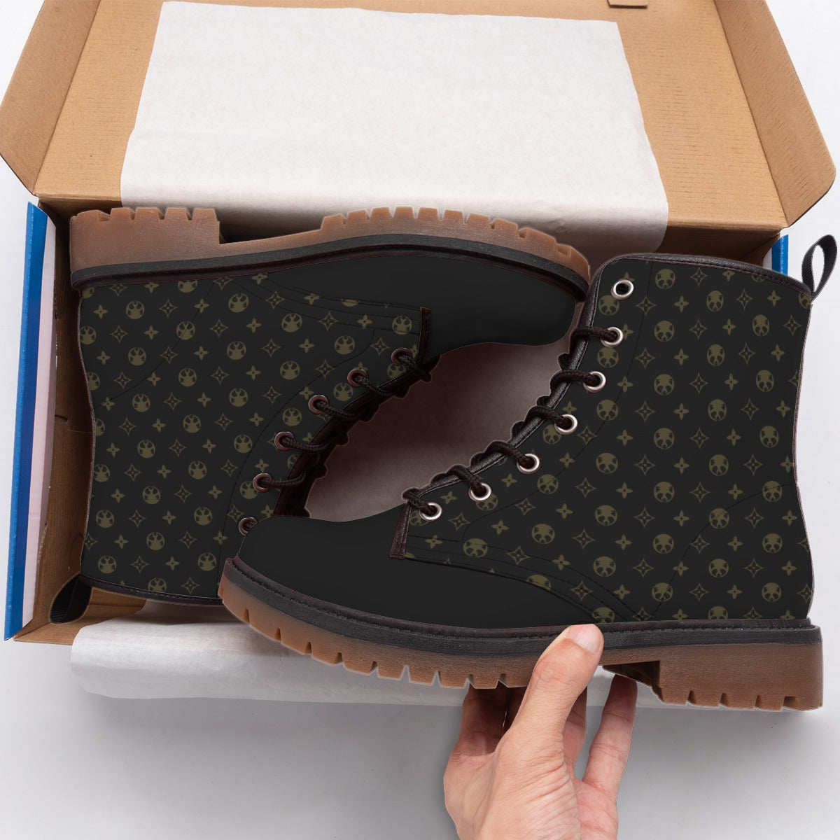 Women's Raccoon Martin Style Boots