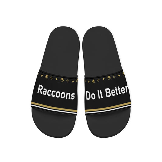 Men's Raccoons Do It Better Slidez