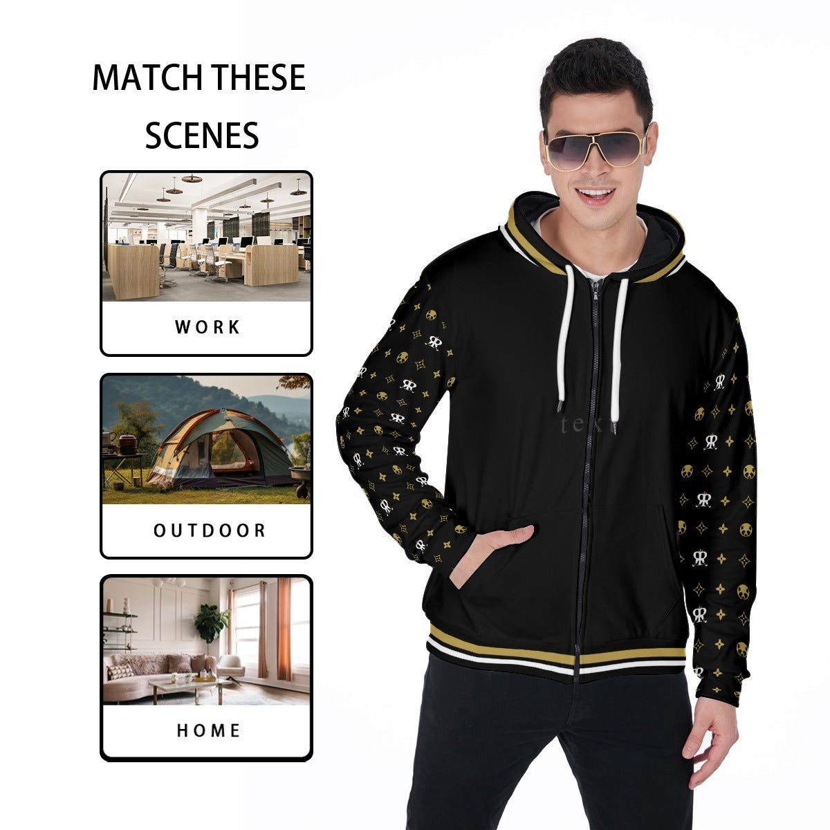 Rogue Raccoon Zip Up Hoodie