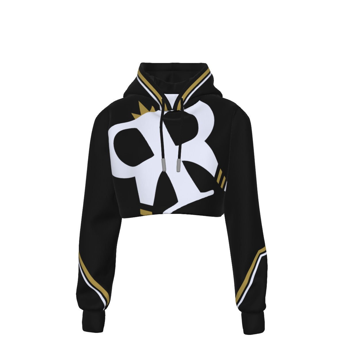 Women's Raccoon RR Crop Top Hoodie