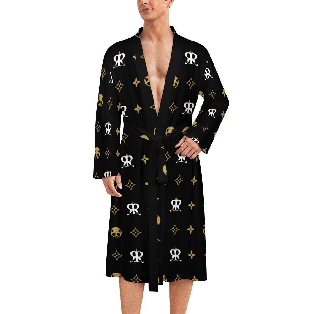 Raccoon Bandit Men's Bathrobe