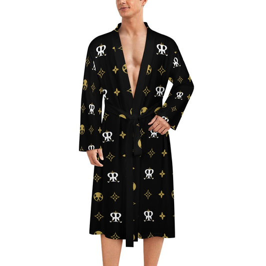 Raccoon Bandit Men's Bathrobe