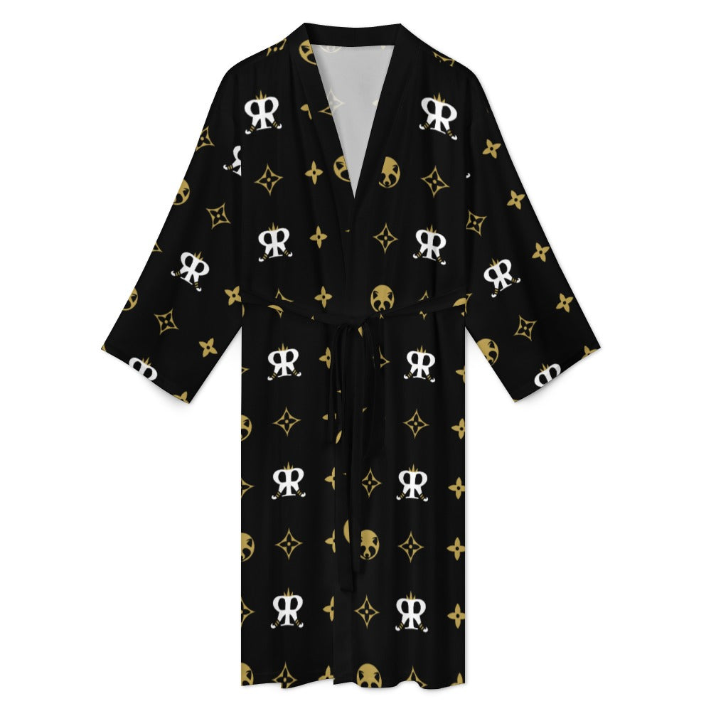 Raccoon Bandit Men's Bathrobe
